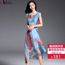 印花連衣裙，微胖女神的好幫手
