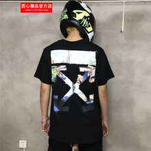 其他品牌 短袖 男士T恤 OFF WHITE 黑色 