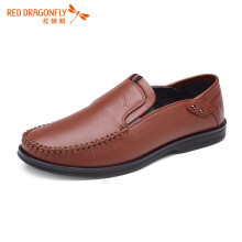 红蜻蜓（RED DRAGONFLY）男士橘黄色单鞋 43