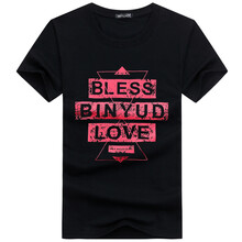 賓宇兄弟（BINYUXD） 短袖 男士T恤 沙漏黑色 