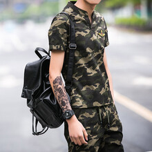 古萊登（GODLIKE） 短袖 男士T恤 軍綠迷彩色 