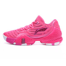 李寧（LI-NING）籃球鞋熒光果粉/熒光莓紅-1 42