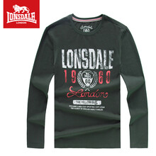 LONSDALE 長(zhǎng)袖 男士T恤 軍綠 XXL