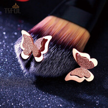 Tsful耳環(huán)，耳釘合金，水鉆