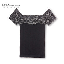 夏娃的誘惑（EVE'S temptation） 蕾絲 短袖 T恤 女 一字領(lǐng)