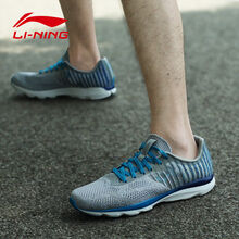 李寧（LI-NING）跑步鞋白/微晶灰/亮光藍 35以下