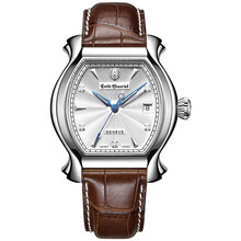 刻度棕色男士表