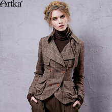 Artka 西裝領(lǐng) 長(cháng)袖 女 短外套 