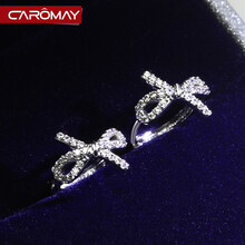 CAROMAY耳環(huán)，耳釘合金，合成水晶