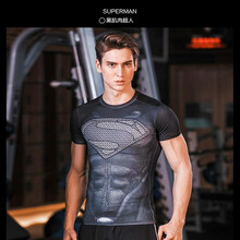 Meicarol 短袖 男士T恤 黑肌肉超人 L