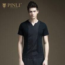 品立（PINLI） 短袖 男士T恤 黑色 XL，L，XXL，XXXL，M