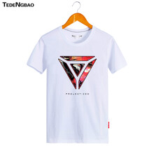 特登堡（TEDENGBAO） 短袖 男士T恤 12劫白 XXXL