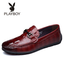 花花公子（PLAYBOY）男士酒紅色 42