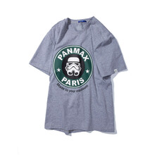 潘·麥克斯（PANMAX） 短袖 男士T恤 灰色 XXL