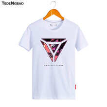 特登堡（TEDENGBAO） 短袖 男士T恤 10菲奧娜白 XXXL