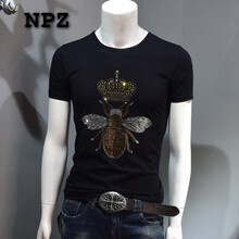 NPZ 短袖 男士T恤 黑色806蜜蜂 