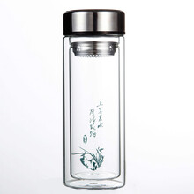 白領(lǐng)愛喝花茶，雙層隔熱保溫水壺