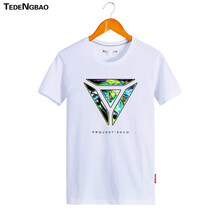 特登堡（TEDENGBAO） 短袖 男士T恤 6艾克白 XXXL