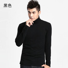 白描（whitedraw） 長(zhǎng)袖 男士T恤 黑色 