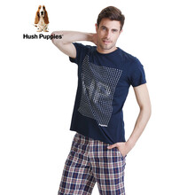 Hush Puppies 短袖 男士T恤 深藍 