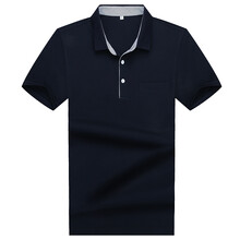 兄臻 短袖 男士T恤 藏青色 XL，L，XXXL，加大，XXL