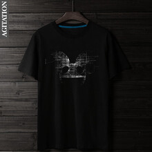 agitation 短袖 男士T恤 6黑色 M