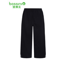 堡獅龍（bossini） 松緊腰 闊腳褲 女 七分褲 休閑褲