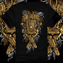 雷霆狼（LEITINGLANG） 短袖 男士T恤 戰(zhàn)士職業(yè)傳奇 S，XL，L，M，XXXL，XXL