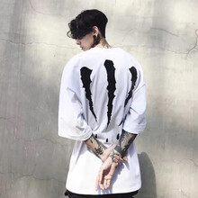 VINNECOMBE 七分袖 男士T恤 黑白二代 S，XL，L，M