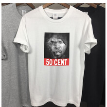 曼迪尚（MANDISHANG） 短袖 男士T恤 50美分白色款 S，XL，L，M