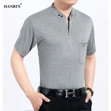 瀚瑞（HANRI'S） 短袖 男士T恤 中灰色 