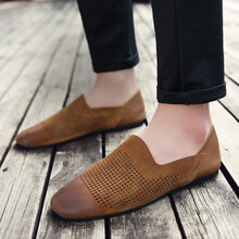 過(guò)天星男士89031-1沖孔棕色 39