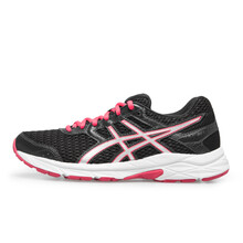 asics跑步鞋T67TQ 黑色/紅色 
