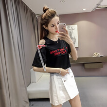 西牧子 鏤空 短袖 T恤 女 圓領(lǐng)
