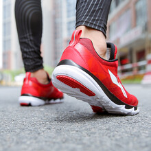 李寧（LI-NING）跑步鞋-3亮霓紅/新基礎(chǔ)黑 42
