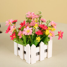 仿真花柵欄