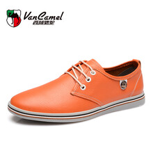 西域駱駝（VANCAMEL）男士1179桔紅色 42