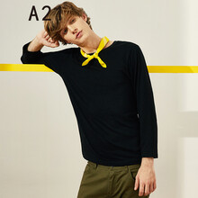 A21 長(zhǎng)袖 男士T恤 黑色 S，XL，L，XXXL，M，XXL