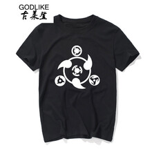 古萊登（GODLIKE） 短袖 男士T恤 黑43#寫輪眼 
