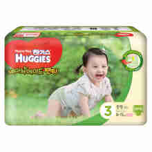 好奇 Huggies 自然装成长裤 M58片 中号裤型纸尿裤 【女宝宝】【8-11kg】（韩国原装进口）