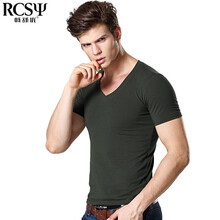 暢舒優(yōu)（Changshuyou） 短袖 男士T恤 軍綠色 