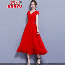 淡雨（DANYU） 純色  連衣裙