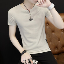 滄獅 短袖 男士T恤 卡其 