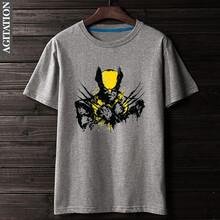 agitation 短袖 男士T恤 金剛狼灰色 S，XL，L，M，XXL，XXXL