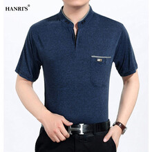 瀚瑞（HANRI'S） 短袖 男士T恤 藍灰 