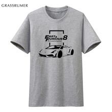 GRASSRUMER 短袖 男士T恤 灰色 S，XL，L，XXL，M，XXXL
