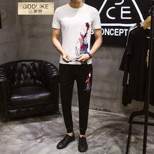 古萊登（GODLIKE） 短袖 男士T恤 TZ09白色 XL，L，M，XXL，XXXL