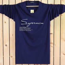 賓宇兄弟（BINYUXD） 長袖 男士T恤 藍色 S，XL，L，XXXL，XXL，M，加大