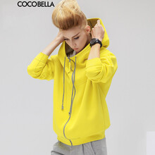 COCOBELLA 連帽 長(zhǎng)袖 女 短外套 抽繩