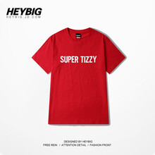 HEYBIG 短袖 男士T恤 紅色 L